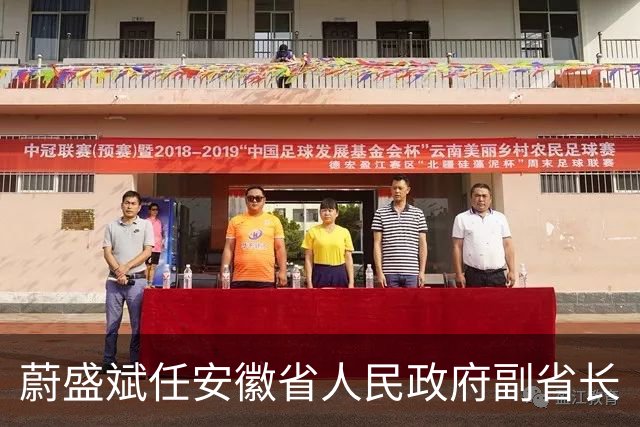蔚盛斌任安徽省人民政府副省长